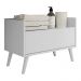 Gabinete Armário Banheiro 60cm Retrô Multimóveis V3624 Branco