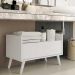 Gabinete Armário Banheiro 60cm Retrô Multimóveis V3624 Branco