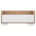 Gabinete Armário Banheiro 80 cm c/ Pés Quadrados Multimóveis Rustic/Branco