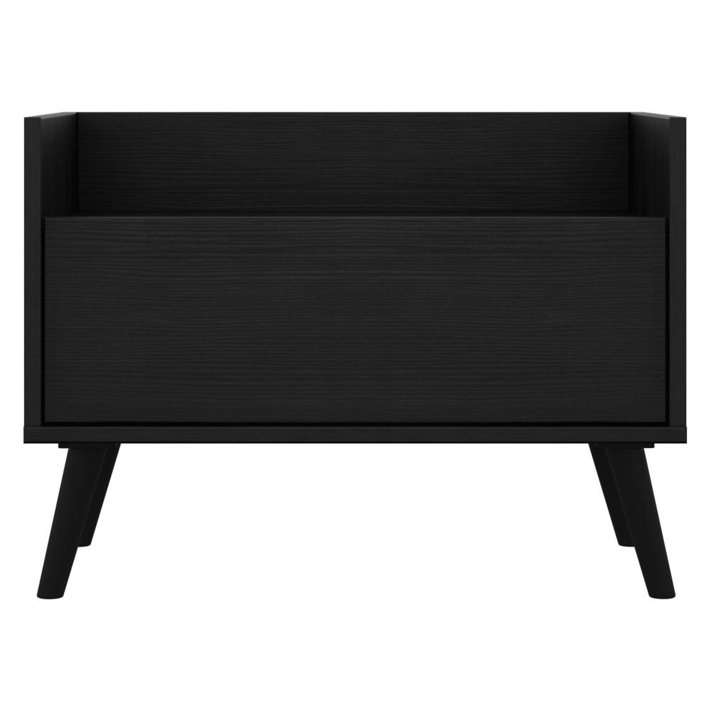 Gabinete Armário Banheiro 80 cm c/ Pés Retrô Multimóveis Preto