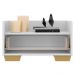 Gabinete Armário Banheiro 80cm Multimóveis V5001 Branco/Natural