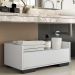 Gabinete Armário Banheiro 80cm Multimóveis V5001 Branco/Preto