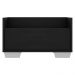 Gabinete Armário Banheiro 80cm Multimóveis V5001 Preto/Branco