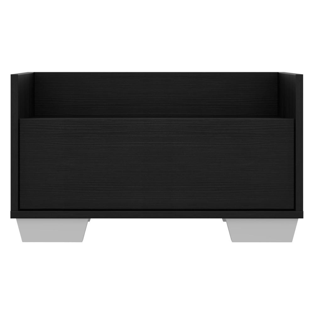 Gabinete Armário Banheiro 80cm Multimóveis V5001 Preto/Branco