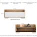 Gabinete Armário Banheiro 80cm Multimóveis V5001 Rustic/Branco