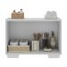 Gabinete Armário de Banheiro 62,5cm 2 Portas com Pés Multimóveis MP5046 Branco
