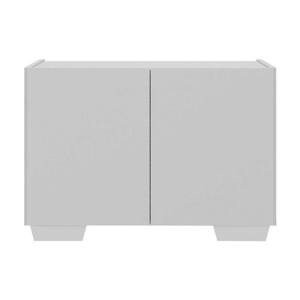 Gabinete Armário de Banheiro 62,5cm 2 Portas com Pés Multimóveis MP5046 Branco