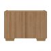 Gabinete Armário de Banheiro 62,5cm 2 Portas com Pés Multimóveis MP5046 Rustic/Natural