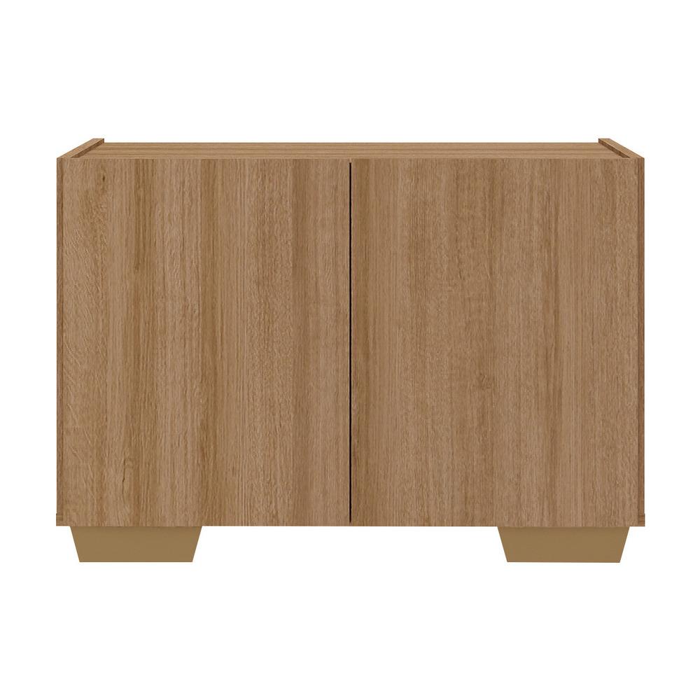 Gabinete Armário de Banheiro 62,5cm 2 Portas com Pés Multimóveis MP5046 Rustic/Natural
