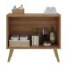 Gabinete Armário de Banheiro 62,5cm Retrô 2 Portas Multimóveis MP5045 Rustic/Natural