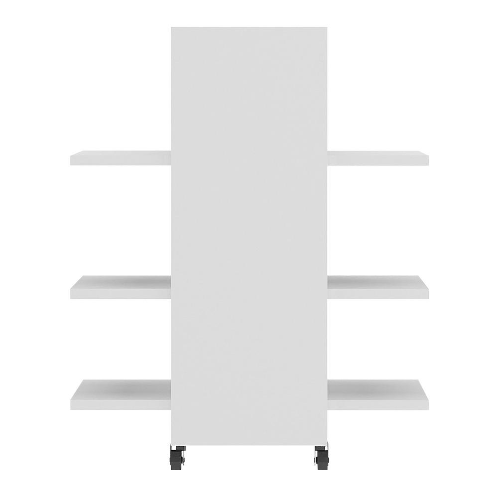 Gabinete Armário de Banheiro com Rodízios para Pia de Coluna Multimóveis MP5027 Branco