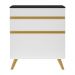 Gabinete Banheiro 1 Porta e 1 Gaveta Retrô 70cm Multimóveis V5024 Branco