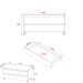 Gabinete Banheiro 2 Gavetas com Rodízios 80cm Multimóveis CR10083 Branco