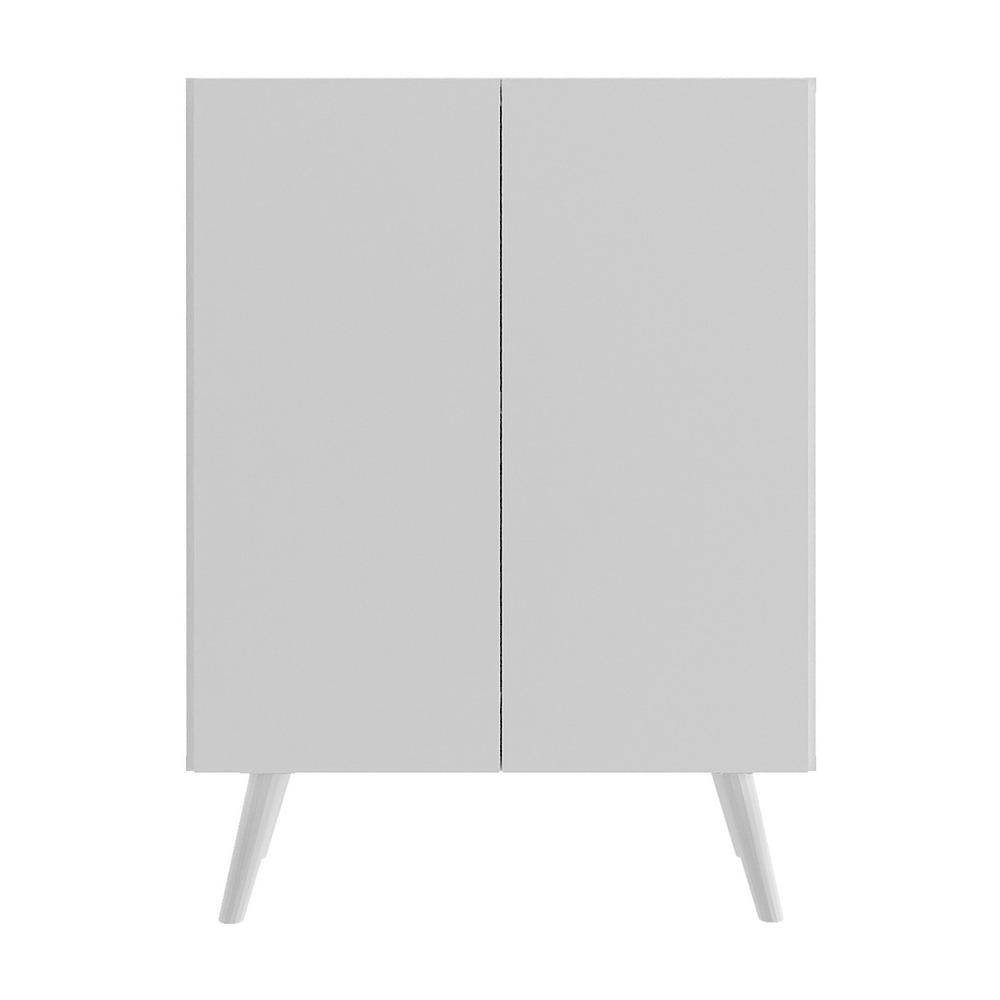 Gabinete Banheiro 2 Portas Retrô 63cm Multimóveis V5006 Branco