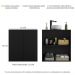 Gabinete Banheiro 2 Portas Suspenso 63cm Multimóveis MP5007 Preto
