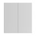 Gabinete Banheiro 2 Portas Suspenso 63cm Multimóveis V5007 Branco