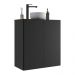 Gabinete Banheiro 2 Portas Suspenso 63cm Multimóveis V5007 Preto