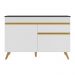 Gabinete Banheiro 2 Portas e 1 Gav Retrô 120cm Multimóveis MP5025 Branco
