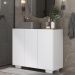 Gabinete Banheiro 3 Portas 90cm Multimóveis MP5031 Branco