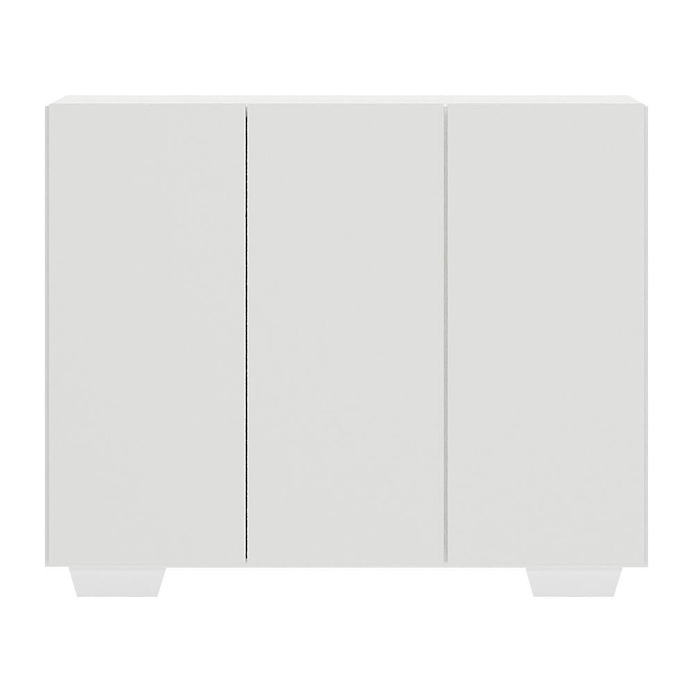 Gabinete Banheiro 3 Portas 90cm Multimóveis MP5031 Branco