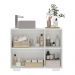 Gabinete Banheiro 3 Portas 90cm Multimóveis V5031 Branco