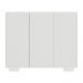 Gabinete Banheiro 3 Portas 90cm Multimóveis V5031 Branco