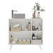 Gabinete Banheiro 3 Portas Retrô 90cm Multimóveis MP5030 Branco