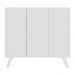 Gabinete Banheiro 3 Portas Retrô 90cm Multimóveis MP5030 Branco
