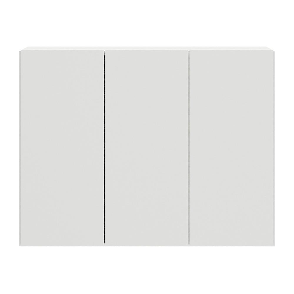 Gabinete Banheiro 3 Portas Suspenso 90cm Multimóveis MP5029 Branco