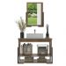 Gabinete Banheiro 60cm 2 Portas com Cuba e Espelheira Multimóveis CR10106 Noce/Cimento