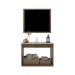 Gabinete Banheiro 60cm com Espelheira e Cuba Multimóveis CR10104 Noce