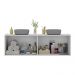 Gabinete de Banheiro 123,5cm Suspenso 4 Portas Multimóveis MP5047 Branco