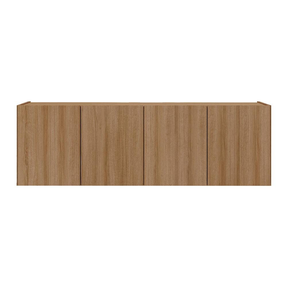 Gabinete de Banheiro 123,5cm Suspenso 4 Portas Multimóveis MP5047 Rustic