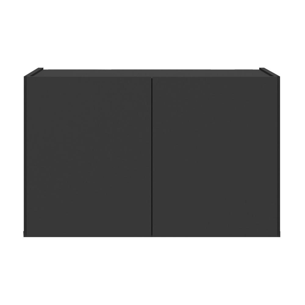 Gabinete de Banheiro 62,5cm Suspenso 2 Portas Multimóveis MP5044 Preto