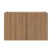 Gabinete de Banheiro 62,5cm Suspenso 2 Portas Multimóveis MP5044 Rustic