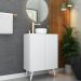 Gabinete de Banheiro Retrô Multimóveis 63 cm com 2 Portas FG5006 Branco