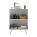 Gabinete de Banheiro Retrô Multimóveis 63 cm com 2 Portas FG5006 Branco