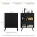 Gabinete de Banheiro Retrô Multimóveis 63 cm com 2 Portas FG5006 Preto