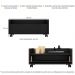 Gabinete de Banheiro com Rodízios Multimóveis 80 cm FG2608 Preto