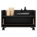Gabinete de Banheiro com Rodízios Multimóveis 80 cm FG2608 Preto