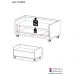 Gabinete de Banheiro com Rodízios Multimóveis 80 cm FG2608 Rustic/Branco