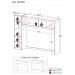 Guarda Roupa 5 Portas Dublin Multimóveis MP4021 Branco