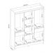 Guarda-Roupa Casal 6 Portas 2 Gavetas 160cm Multimóveis CR35287 Amêndola/Grafito Prime TX