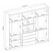 Guarda-Roupa Casal com Espelhos 6 Portas 4 Gav Multimóveis CR35284 Amêndola/Nude Prime TX