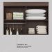 Guarda-Roupa Solteiro 4 Portas 2 Gavetas 110cm Multimóveis CR35281 Café Touch