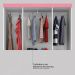 Guarda-Roupa com 6 Portas e 2 Gavetas 128cm Multimóveis CR35283 Branco/Rosa