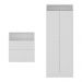 Guarda-Roupas 2 Portas com Cômoda e 2 Gavetas Brownie Multimóveis BB4046 Branco
