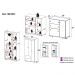 Guarda-Roupas 3 Portas 2 Gavetas com Cômoda 1 Porta 3 Gavetas Algodão Doce Multimóveis MP4251 Branco