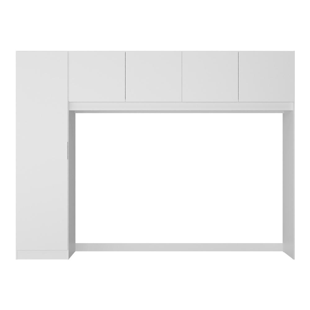 Guarda-Roupas 5 Portas Maçã do Amor Multimóveis BB4021 Branco
