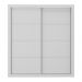 Guarda-Roupas Casal 2 Portas de Correr 4 Gavetas Alasca Multimóveis MP4311 Branco